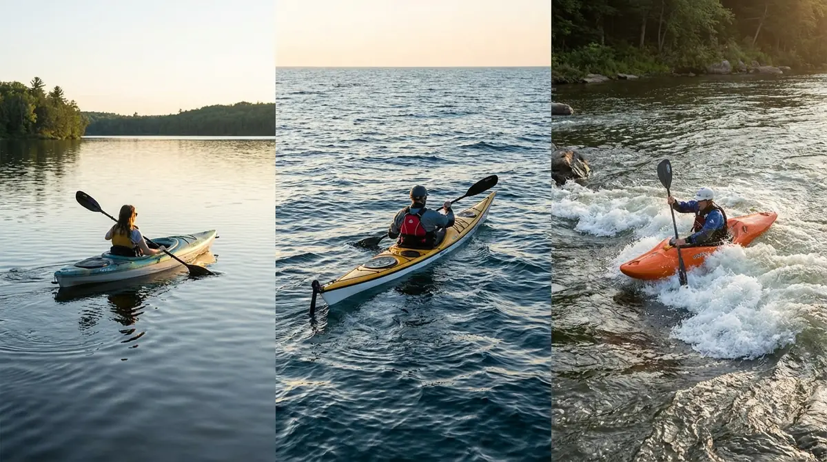 一人乗りカヤックとは？3つの種類と特徴を初心者向けに解説