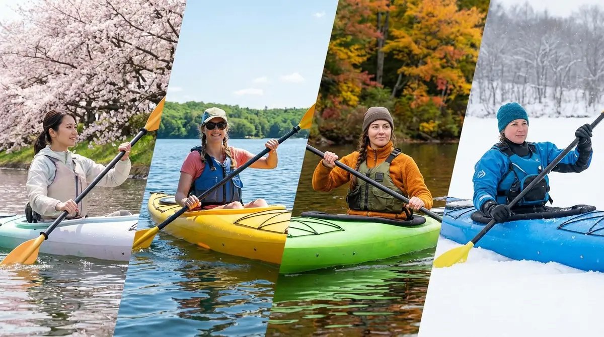 季節別で解説｜女性におすすめのカヤック服装