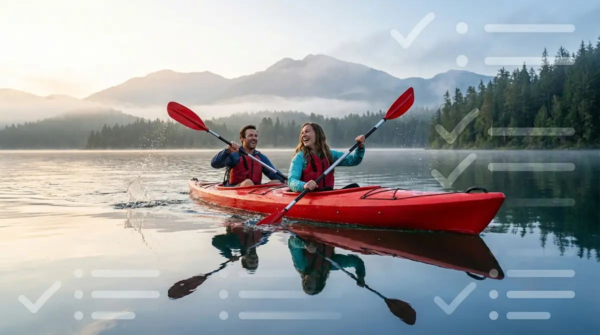 タンデムカヤックはこんな人におすすめ｜向いている人チェックリスト