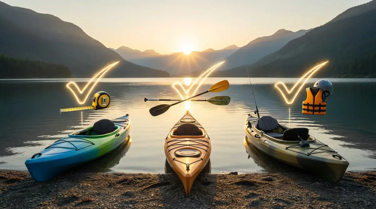 カヤック購入で失敗しないための3つのチェックポイント