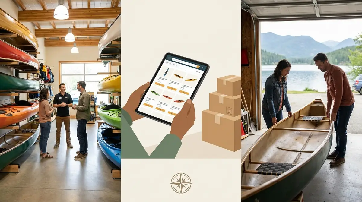 カヌー・カヤックはどこで買う?購入先別のメリット・デメリット