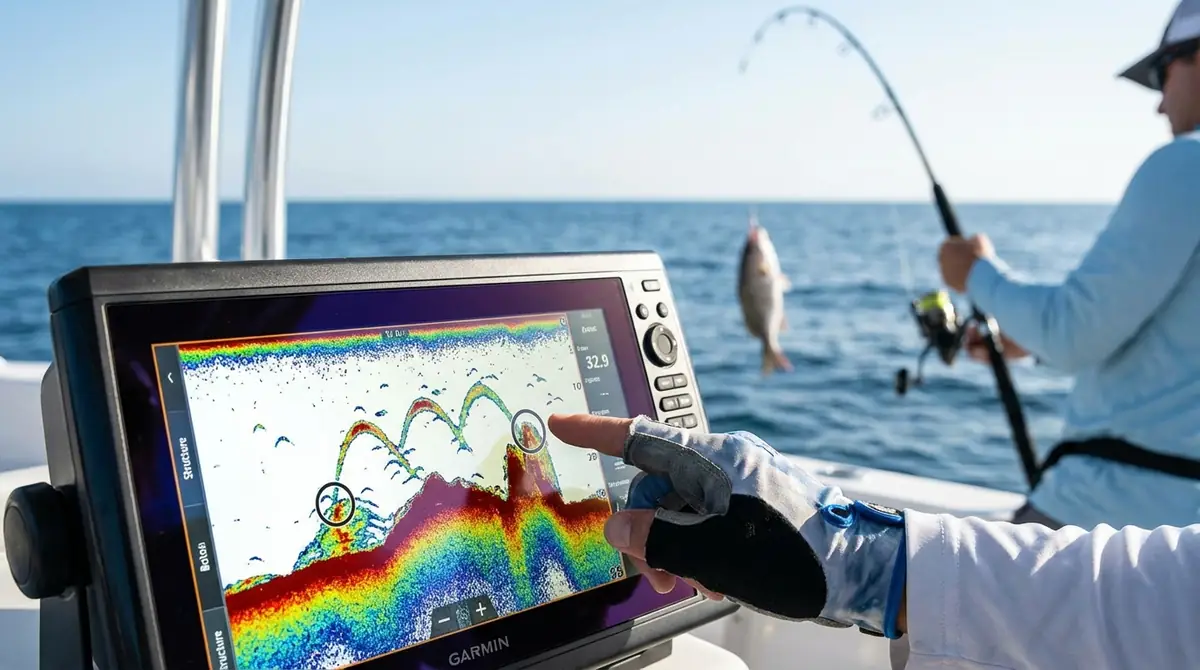 魚探画面の見方|釣果に直結する基本3ポイント