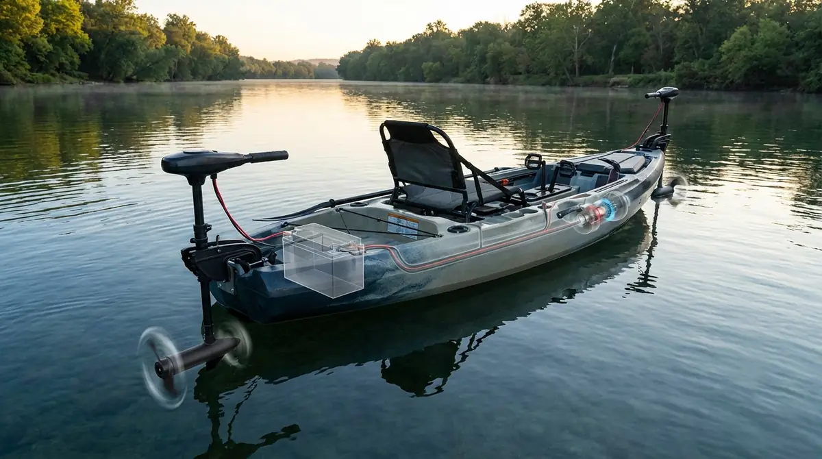 カヤック用エレキモーターとは？仕組みと種類を解説