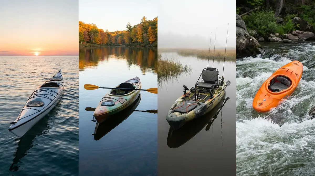 カヤックの種類と特徴|4タイプの違いを徹底解説