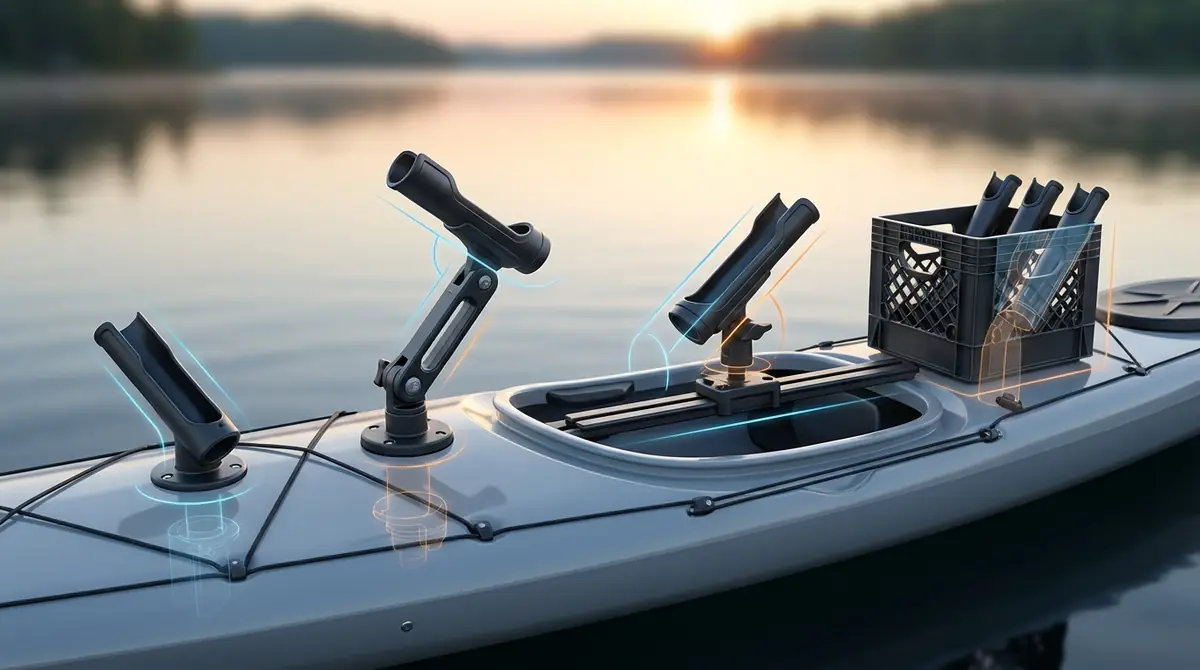 カヤック用ロッドホルダー4タイプの特徴と違い|図解で比較