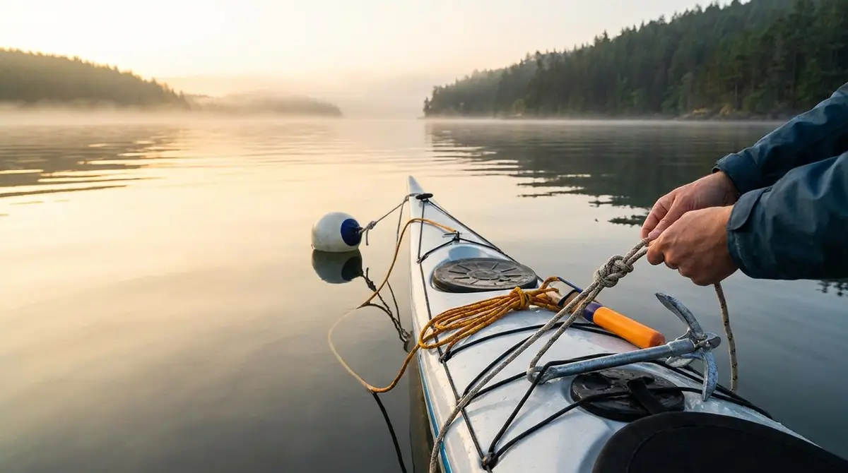 カヤックアンカーの正しい使い方と結び方【図解解説】