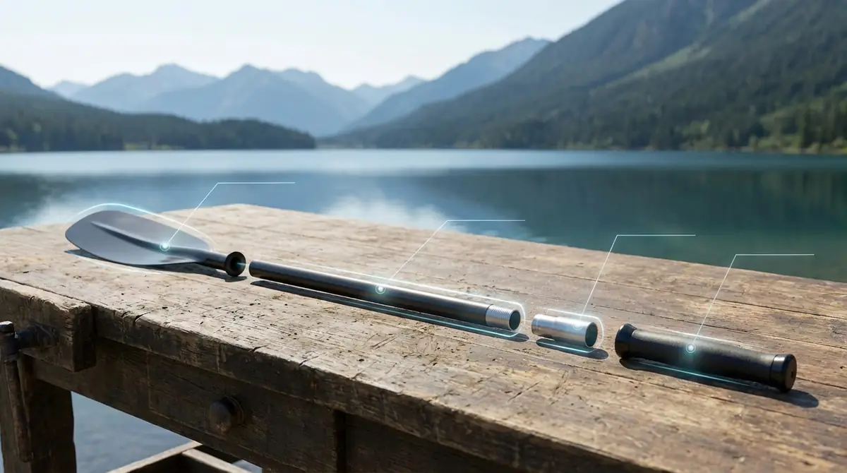 カヤックパドルの各部名称と役割を覚えよう