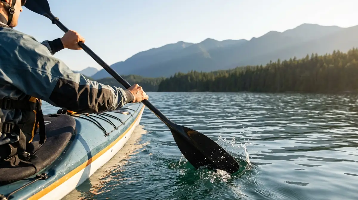 カヤックパドルの正しい持ち方と基本の漕ぎ方