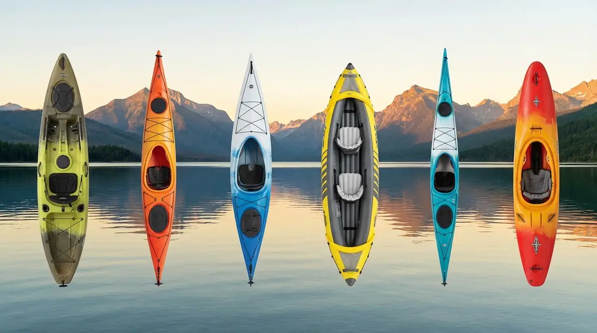 【結論】カヤックは大きく6種類|特徴を一覧表で比較