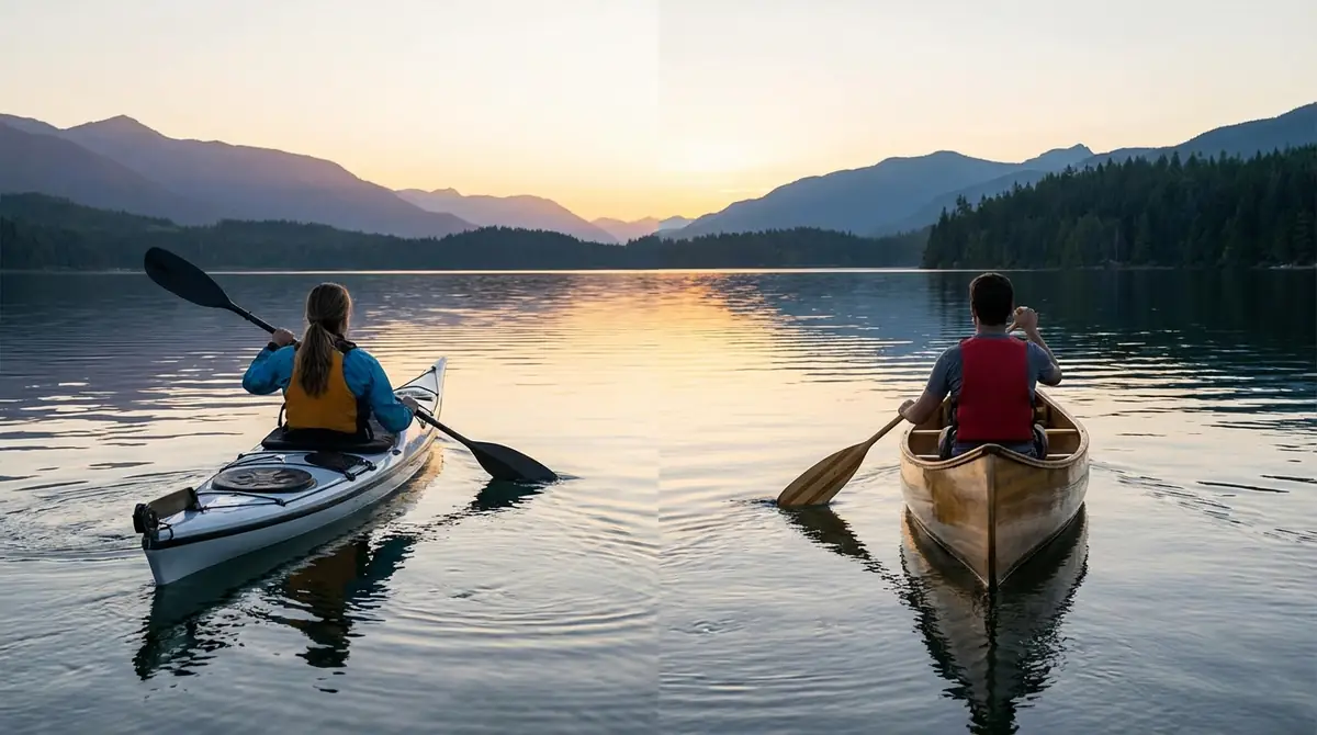 カヤックとカヌーの違いとは?混同しやすいポイントを整理