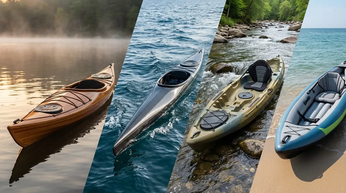 【素材別】カヤックの種類と特徴