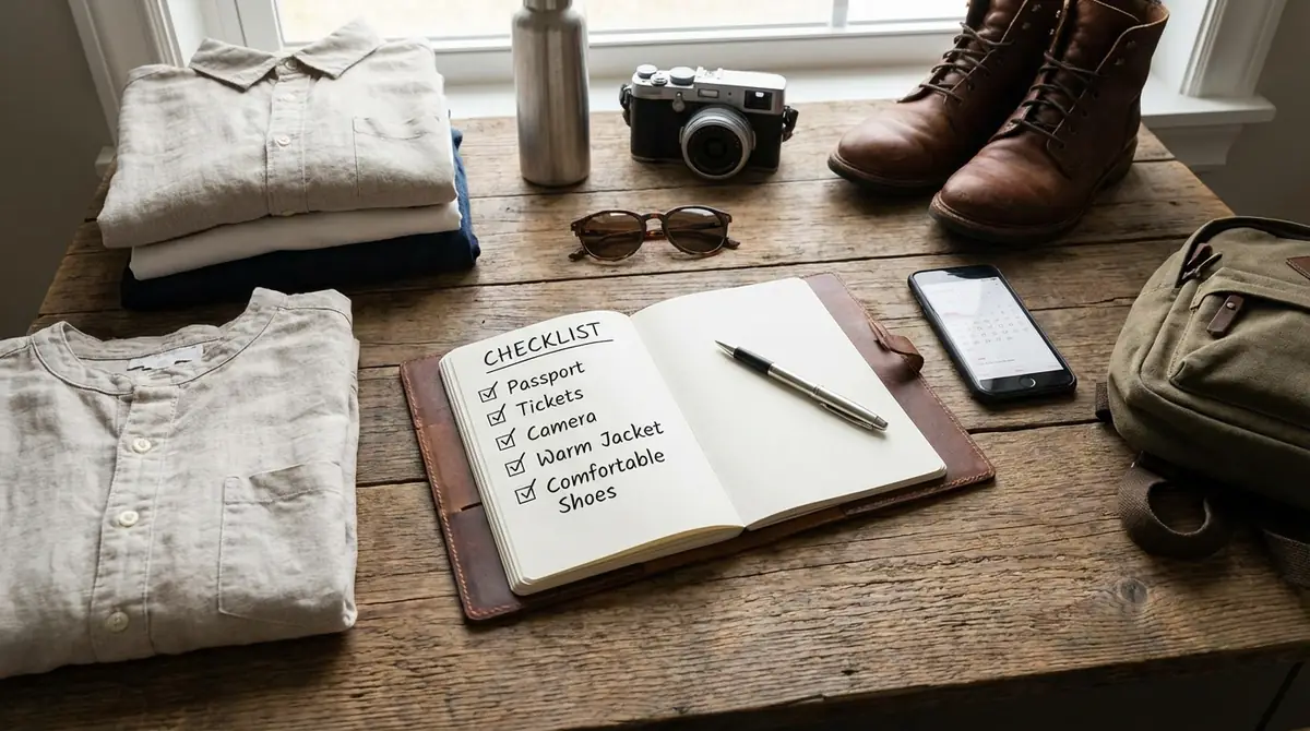 当日の持ち物・服装チェックリスト