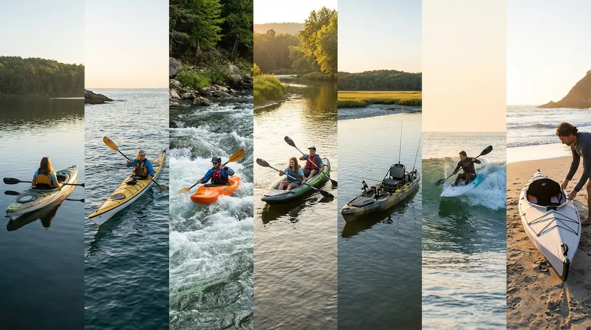 【用途別】カヤック7種類の特徴を徹底解説