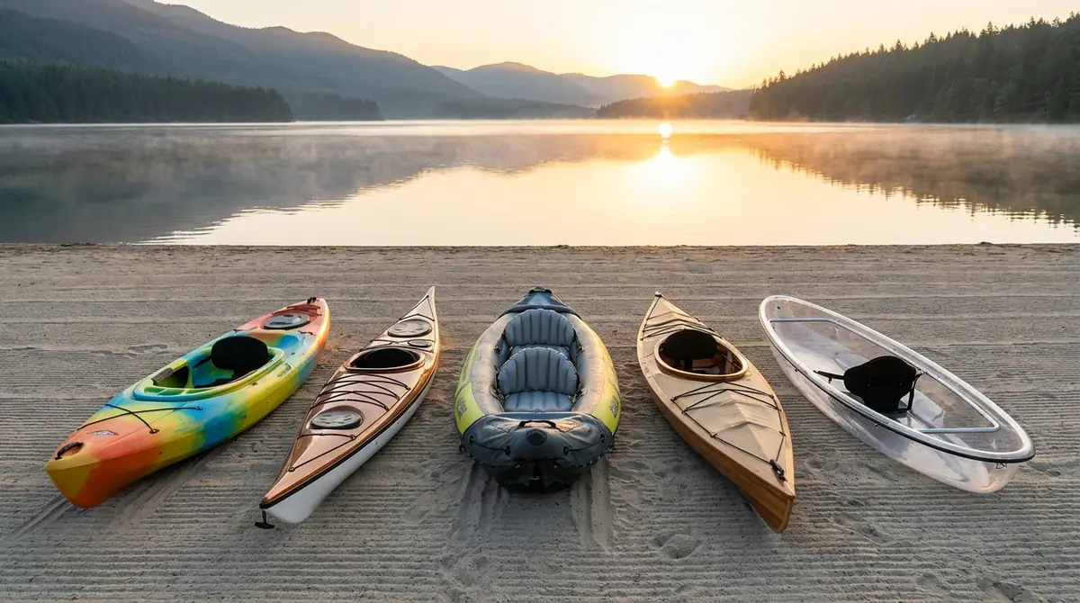【素材別】カヤックの種類と特徴を比較