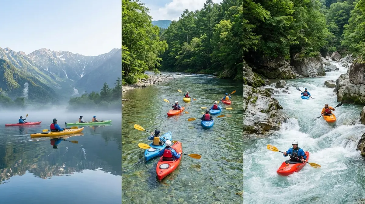 【比較表】長野カヤックスポットの選び方|目的別おすすめ