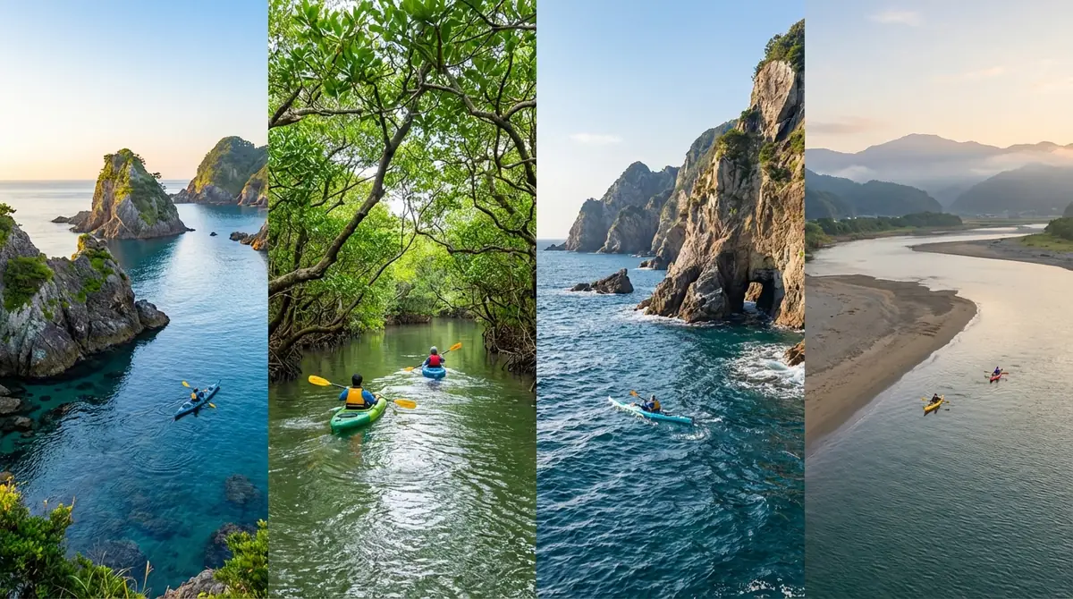 和歌山カヤックの人気エリア4選|特徴と難易度を比較