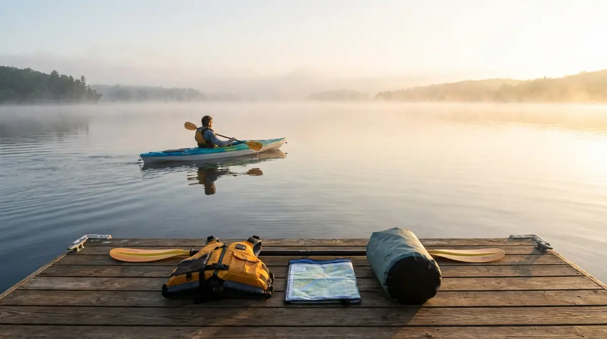 湖でカヤックを始める前に知っておきたい基礎知識