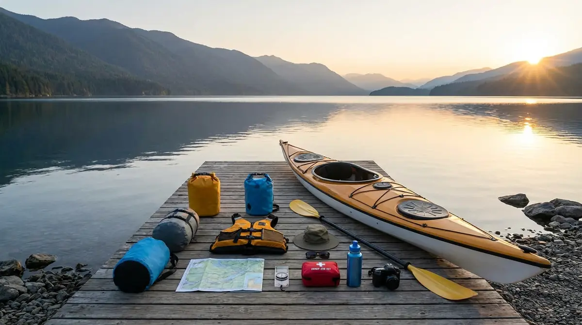 湖カヤックの必要な装備と持ち物チェックリスト
