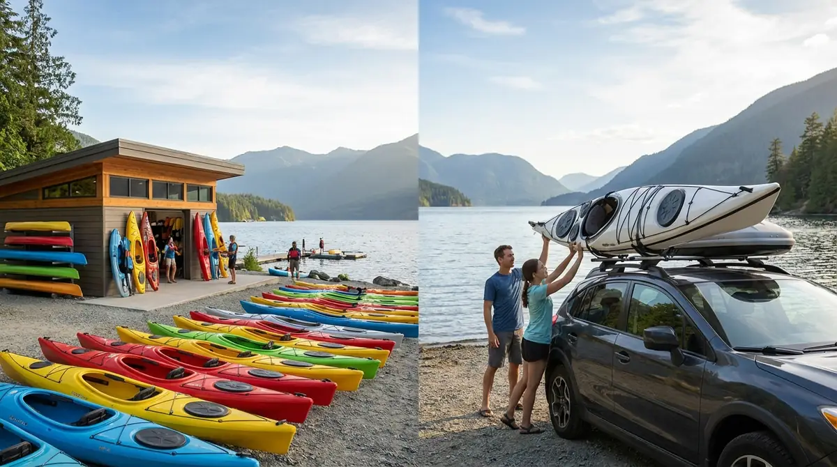 カヤックはレンタルと持ち込みどちらを選ぶべき?